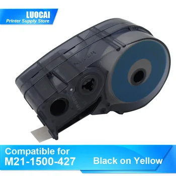 1/5/10pk M21-1500-427- Чернильный картридж YL Label Ribbon Maker черного цвета на виниле YL для принтера Brady BMP21-PLUS, LABPAL Etiqueteuse