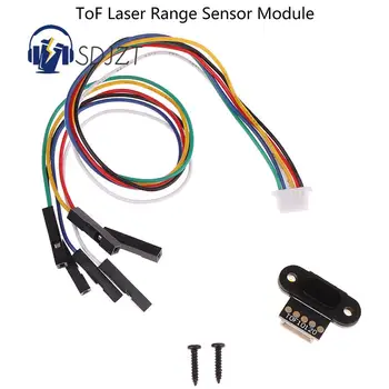 1 комплект ToF Лазерный Датчик Дальности Модуль TOF10120 Датчик Измерения Расстояния RS232 Интерфейсный Выход 3-5 В Для Arduino UART I2C IIC