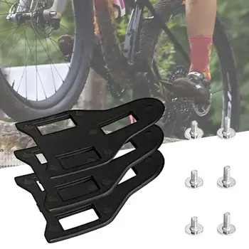 1 Комплект Эргономичный дизайн Простая установка Бесплатная регулировка Велосипедные шипы Пластиковые MTB Самоблокирующиеся Велосипедные шипы Детали ботинок для верховой езды