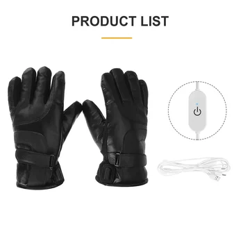 1 пара зимних электрообогревающих перчаток Перчатки для верховой езды Теплые перчатки USB с высокой температурой и постоянным нагревом