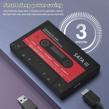 1 ШТ 2,5-дюймовый внешний жесткий диск USB 3.0 SATA, корпус для жесткого диска SSD, жесткий диск для ПК, ноутбук