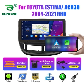 10,33-Дюймовый Автомобильный Радиоприемник Для TOYOTA ESTIMA/ACR30 2004-2021 RHD 2Din Android Автомобильный стерео DVD GPS Навигационный Плеер QLED Экран Carplay