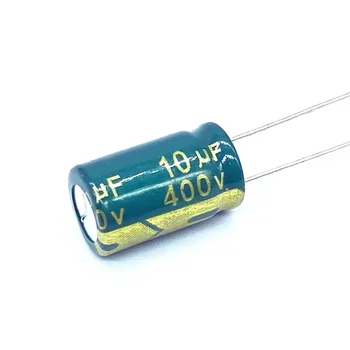10 шт./лот 10uf400V алюминиевый электролитический конденсатор размером 10*17 мм 400V 10uf 20%