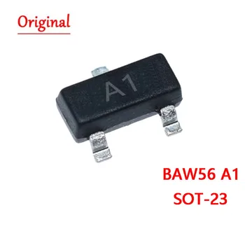 100шт BAW56 SOT-23 A1 A1t SOT23 SMD транзистор Новый оригинальный