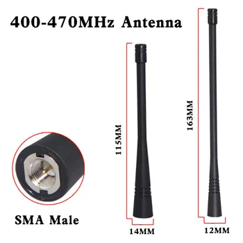 1ШТ антенна для рации универсальная SMA мужской UHF короткий антенный адаптер Baofeng UV-5R Quansheng MOTOROLA Wanhua