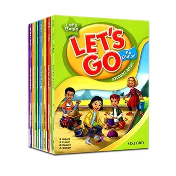 2 книги /set Oxford Let's Go Student Book 4-е издание Новых уроков акустики и чтения, которые помогут детям бегло читать Книги ESL
