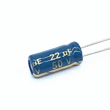 20 шт./лот алюминиевый электролитический конденсатор 50 В 22 МКФ, размер 5*11 22 МКФ 20%