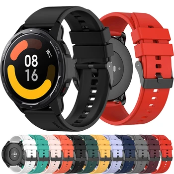 22 мм Силиконовый Ремешок Для Часов Xiaomi mi Watch Color 2 Спортивный Ремешок Для часов Mi Watch Color Sports Correa Для Xiaomi Watch S1 Active
