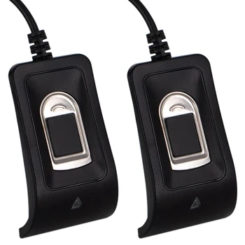 2X Компактный USB-Сканер для считывания отпечатков пальцев Надежная Биометрическая Система Контроля доступа