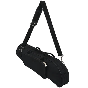 2X Концертная сумка для трубы Профессиональный мягкий чехол для переноски Рюкзак Сумочка с плечевым ремнем Инструмент