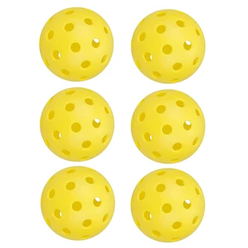 40 Луночных Шариков для Пиклбола на открытом Воздухе Выдалбливают Тренировочные Мячи разных Цветов