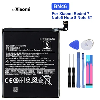 4000 мАч BN46 Аккумулятор Мобильного Телефона Для Xiaomi Redmi Note8 Note 8T 8 Для Redmi 7 Redmi7 Note 6 Note6 Аккумуляторы смартфонов
