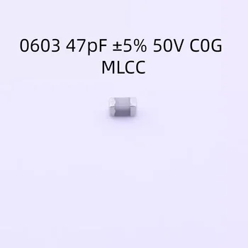 4000 шт./ЛОТ CGA3E2C0G1H470JT0Y0N Конденсатор 0603 47pF ±5% 50V C0G MLCC