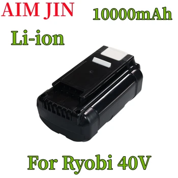 40V 10000Ah Литий-ионная Аккумуляторная Батарея Для Ryobi RY40502 RY40200 Аккумуляторные Инструменты Отвертка OP4050 OP4026 OP40401