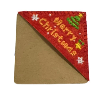 4ШТ Рождественская закладка с рождественской вышивкой в китайском стиле Персонализированная закладка с ручной вышивкой