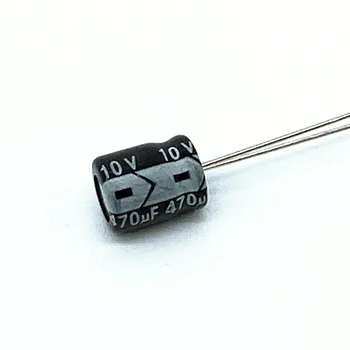 50ШТ Электролитический конденсатор высокого качества 10V470UF 6 * 7 мм 470UF 10V 6* 7 мм