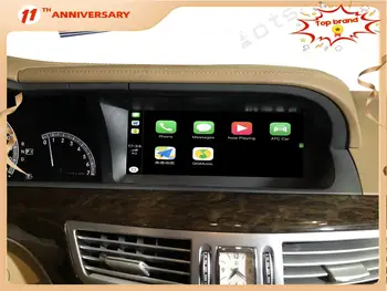 6 + 128 Г Android 10 Автомагнитола Для Mercedes Benz S W221 2006-2012 Auro GPS Навигация Мультимедийный Плеер Беспроводной Carplay DSP Видео