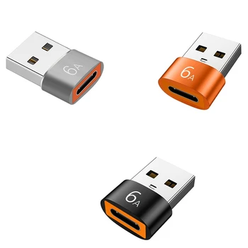 6A Type C К USB 3.0 OTG Адаптер USB C Женский К USB Мужской Конвертер Для Samsung Xiaomi Huawei