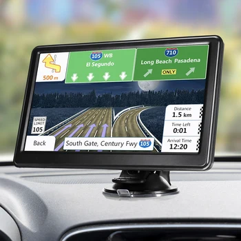7-Дюймовый HD Автомобильный GPS-Навигатор Портативный Спутниковый Навигатор С Сенсорным Экраном Автомобильная GPS-Навигация Беспроводной Carplay Android Auto Car Video
