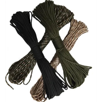 7 Семижильных парашютных шнуров 31 м 100 футов 4 мм154 Цветная веревка для наружного плетения браслета