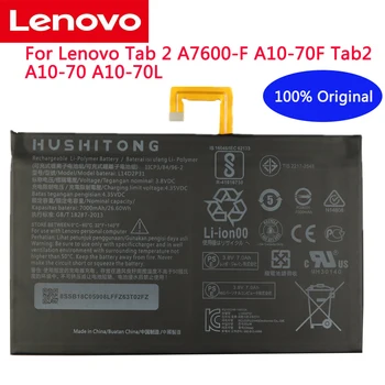 7000 мАч 26.6Втч 100% Оригинальный Аккумулятор Lenovo L14D2P31 Для Lenovo Tab 2 A7600-F A10-70F Tab2 A10-70 A10-70L A10-70 A7600 Аккумулятор