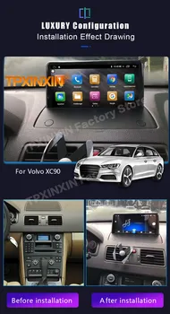 8 + 256G Carpaly Radio Coche С Bluetooth Android 12 Для Volvo XC90 2007 2008 2009 2010 2011 2012 2013 Автомобильный Мультимедийный GPS
