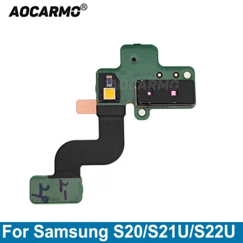 Aocarmo Для Samsung Galaxy S20 S21 S22 Ultra S21U Бесконтактный Датчик Внешней Освещенности Гибкий Кабель Запасные Части G981 G998 S908U