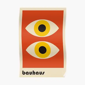 Bauhaus 50 Плакатная печать Художественное Украшение стен Декор комнаты Картина Живопись Винтажная Домашняя Фреска Современная Забавная Без Рамки