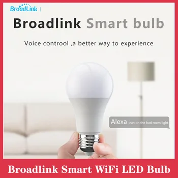 Broadlink Smart WiFi Светодиодная Лампа e27 Light Switch Беспроводной Пульт Дистанционного Управления RM Pro Работает с Alexa Google Home Для Android IOS