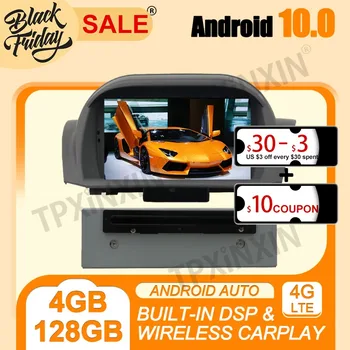 Carplay DSP 4G + 128G PX6 Android 10,0 IPS Для Ford Fiesta 2013-2016 Мультимедийный Плеер Авторадио Магнитофон GPS Navi Головное Устройство