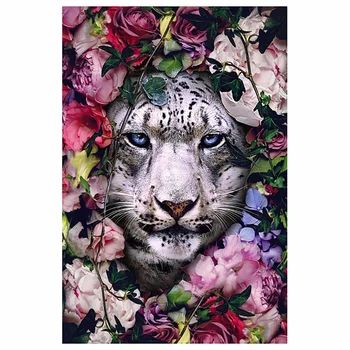 Full-Square-Round-Diamond-Embroidery-DIY-Diamond-Painting-Cross-Stitch-Drill-Tiger-Lion-Face-Flowers- Рисунок 9