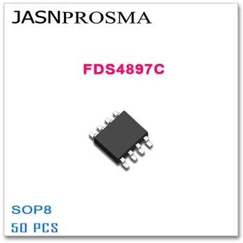 JASNPROSMA FDS4897C SOP8 50ШТ FDS4897 4897 Двухканальный N & P Высококачественный FDS