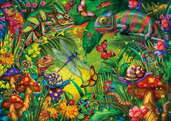 JMINE Div 5D Кактус, Ящерица из тропического леса, Полная Алмазная роспись, наборы для вышивки крестом, 3D-рисование животных бриллиантами