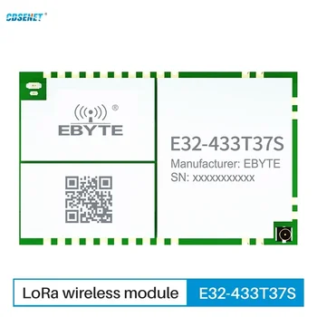 LoRa SX1278 433 МГц 37 дБм 5 Вт Беспроводной Последовательный Модуль LoRa с Расширенным Спектром CDSENT E32-433T37S с Отверстием для Штамповки 25 КМ /IPEX