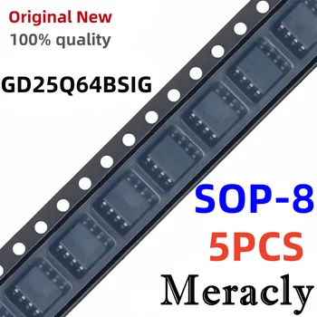 MERACLY (5 штук) 100% новый чипсет 25Q64BSIG GD25Q64BSIG sop-8 SMD IC-микросхема