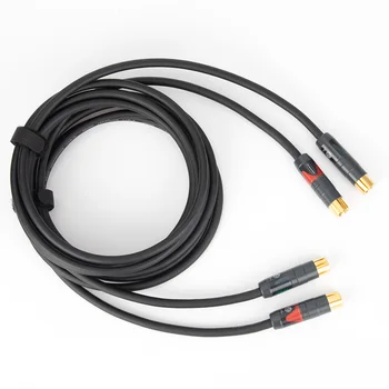 Mogami 2549 усилитель hifi кабель RCA аудио TV amp DAC провод 6N линия OFC 4 разъема RCA профессиональный для MP3 DVD плеера