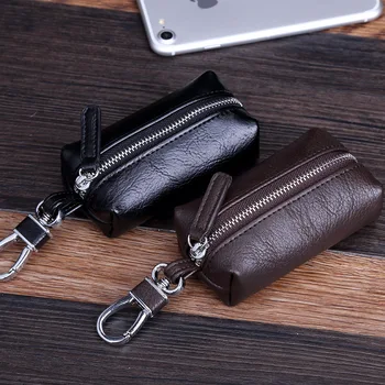 New Wallet Small Bag Car Key Bag Man Business PU Leather Mini Bag Coin Purse Cute Purse кошелек женский люкс Coin Pouch Dropship