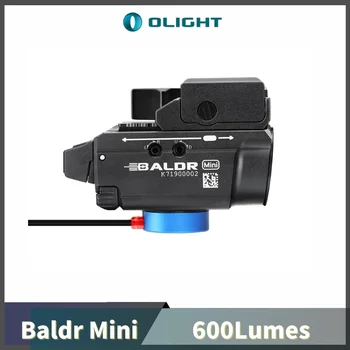 Olight Baldr Mini 600-люменный магнитный перезаряжаемый оружейный фонарь, тактический фонарик с аккумулятором