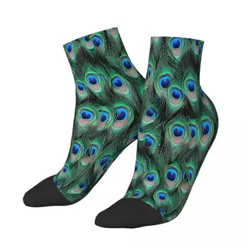 Peacockalula Красочные носки до щиколотки с изображением птиц и животных, мужские И женские Летние чулки в стиле хип-хоп