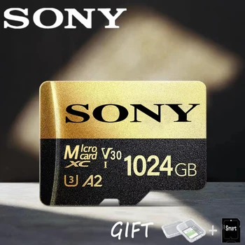 SONY Micro SD Card 128 ГБ Высокоскоростная SD-Карта Памяти 256 ГБ 512 МБ 64 ГБ microSD C10 TF Флэш-Карта для настольного ПК с Камерой Телефона Xiaomi