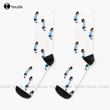 Twerkin’Tina Socks Графические носки на День Благодарения, Рождество, Подарок на Новый год, унисекс, носки для взрослых, подростков и молодежи, высокое качество на заказ