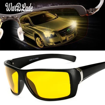 WarBLade Высококачественные Поляризованные Очки Для Ночного Вождения Для Мужчин С Антибликовым Покрытием Безопасности Ночного Видения Квадратные Солнцезащитные Очки Eyewears