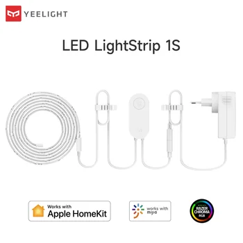 Yeelight RGB lightstrip 1S Интеллектуальная световая полоса Smart home Phone App wifi Красочный ягненок LED от 2 м до 10 М 16 Миллионов 60 светодиодов