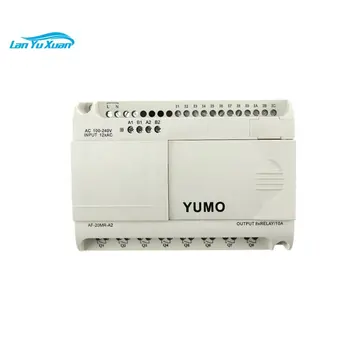 YUMO PLC AF-20MR-A2 12-точечный цифровой вход переменного тока, 8-точечный модуль релейного выхода без ЖК-ПЛК