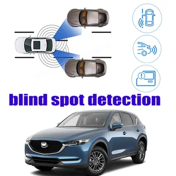 Автомобиль BSD BSA BSM Предупреждение О Пятне Слепой Зоны Предупреждение О Безопасности Движения Зеркало Заднего Вида С Радарным Обнаружением Для Mazda CX-8 2017 ~ 2020