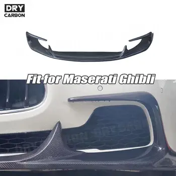 Автомобильные аксессуары для Maserati Ghibli 2014-2017 Передний бампер Спойлер для подбородка Фартук Обвесы Защитное украшение Обвес