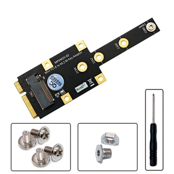 Адаптер Mini PCI-E для NVME SSD Mini PCIExpress для M.2 M Key Converter Плата Расширения Riser Board для 2230 2242 2260 Dropship