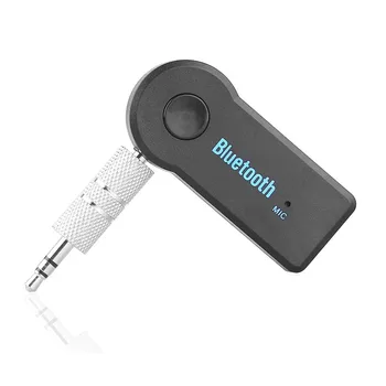 Адаптер беспроводного приемника Bluetooth 4.1 Стерео 3,5 мм Разъем для автомобильной музыки, аудио гарнитура Aux для приема громкой связи для наушников
