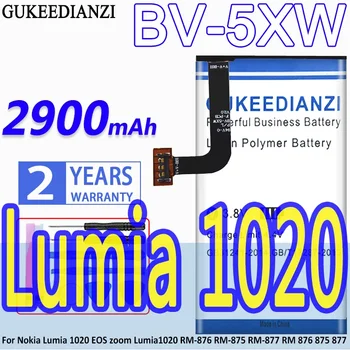 Аккумулятор GUKEEDIANZI Высокой емкости BV-5XW 2900 мАч Для Nokia Lumia 1020 EOS zoom Lumia1020 RM-876 RM-875 RM-877 RM 876 875 877