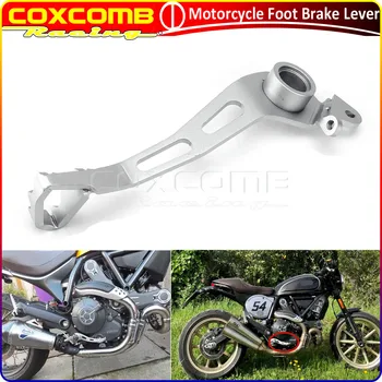 Аксессуары для мотоциклов DUCATI Scrambler 800 Cafe Racer Full Trottle lcon 2015-2021, стальной правый ножной тормоз, педаль